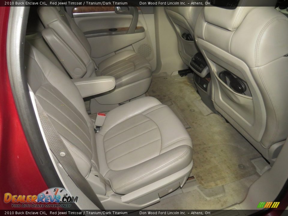 2010 Buick Enclave CXL Red Jewel Tintcoat / Titanium/Dark Titanium Photo #33