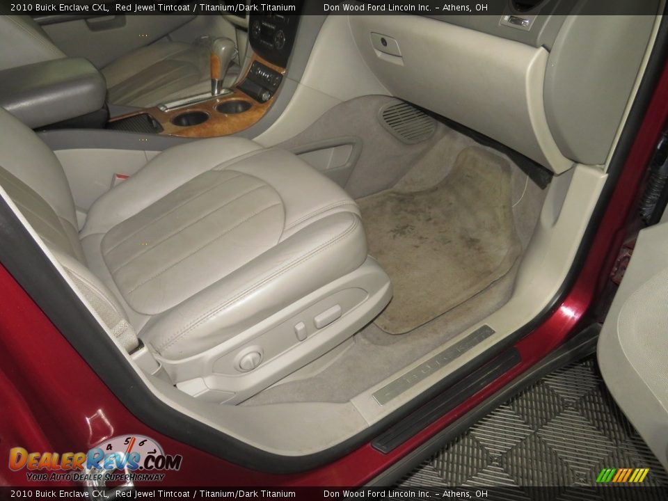 2010 Buick Enclave CXL Red Jewel Tintcoat / Titanium/Dark Titanium Photo #36