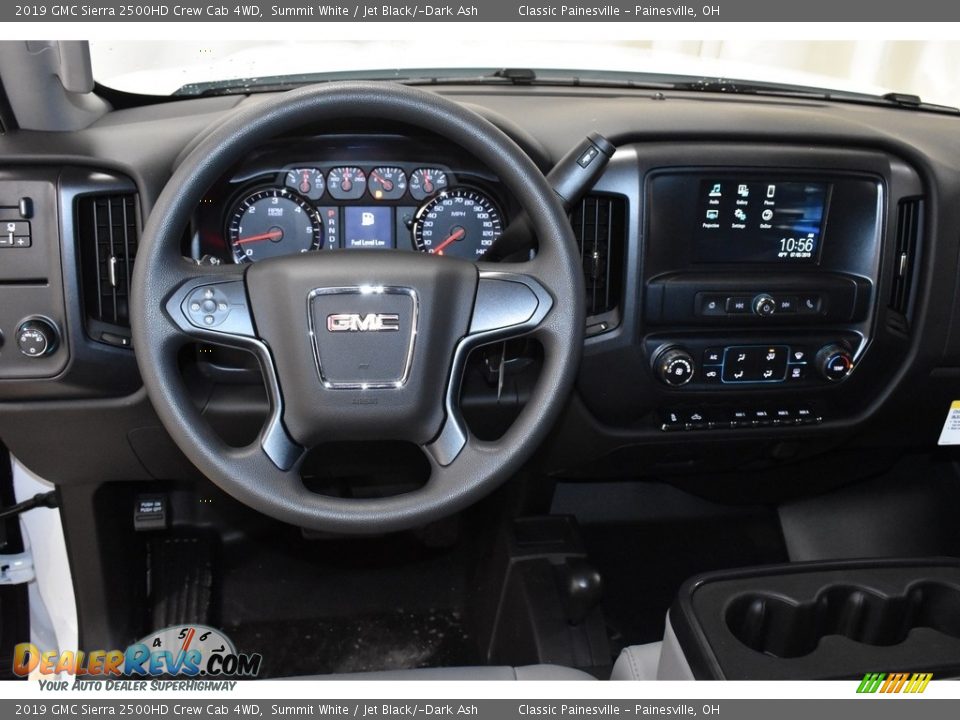 2019 GMC Sierra 2500HD Crew Cab 4WD Summit White / Jet Black/­Dark Ash Photo #8