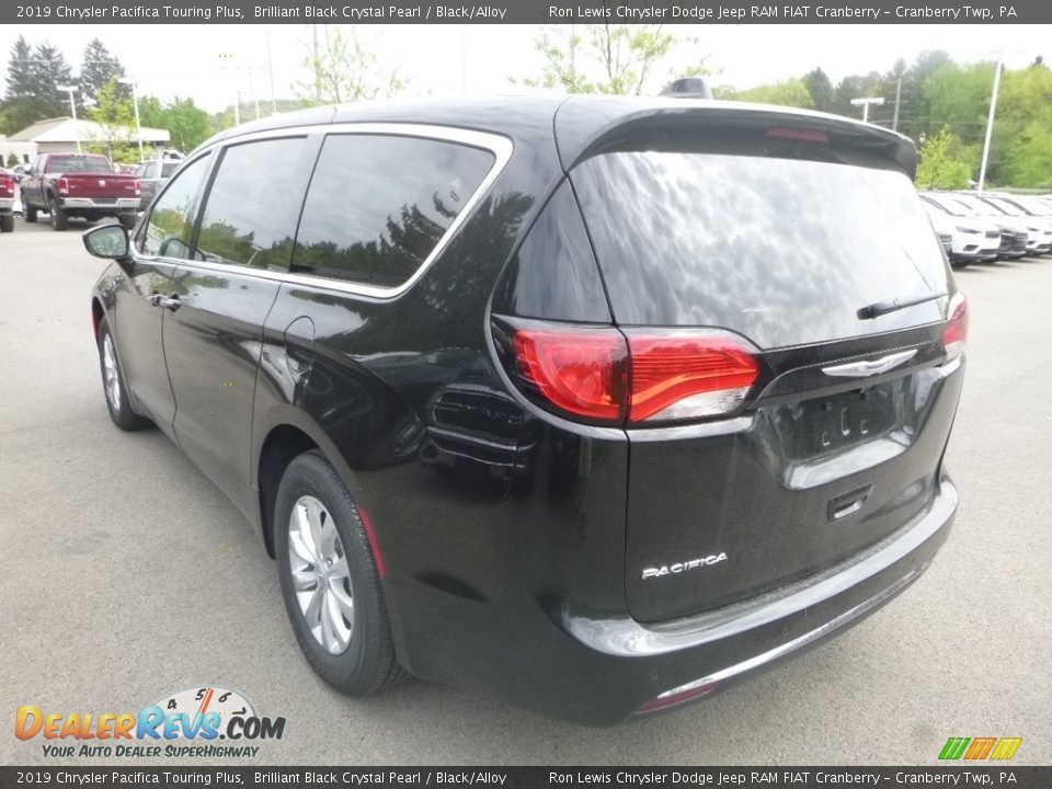 2019 Chrysler Pacifica Touring Plus Brilliant Black Crystal Pearl / Black/Alloy Photo #2