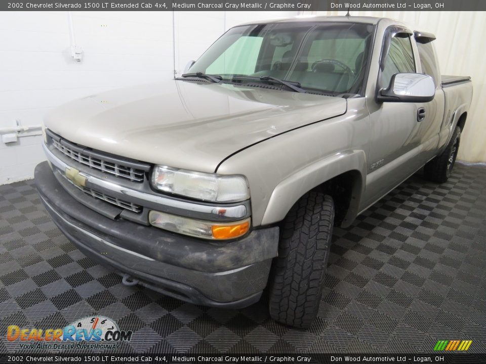 2002 Chevrolet Silverado 1500 LT Extended Cab 4x4 Medium Charcoal Gray Metallic / Graphite Gray Photo #7