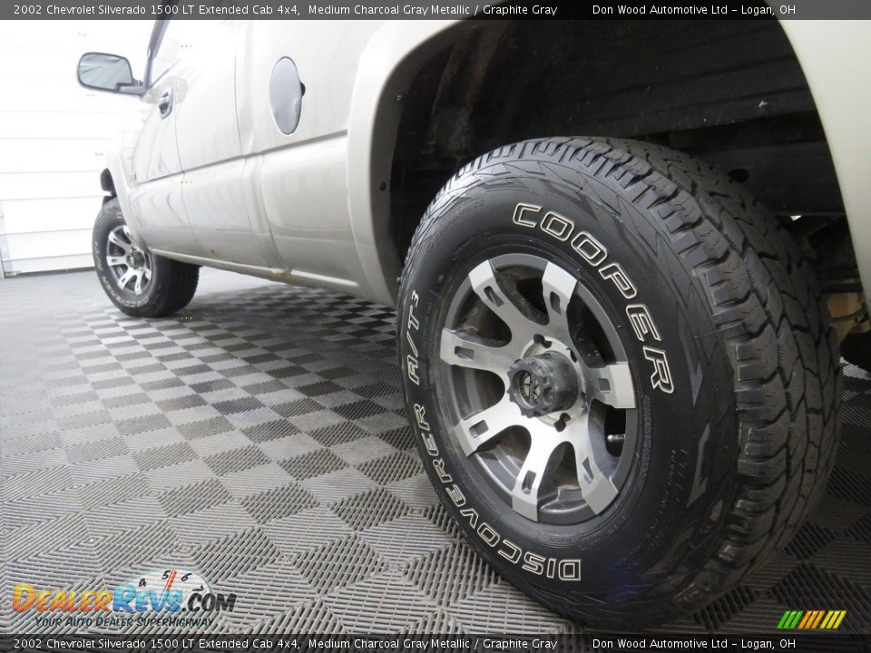 2002 Chevrolet Silverado 1500 LT Extended Cab 4x4 Medium Charcoal Gray Metallic / Graphite Gray Photo #9