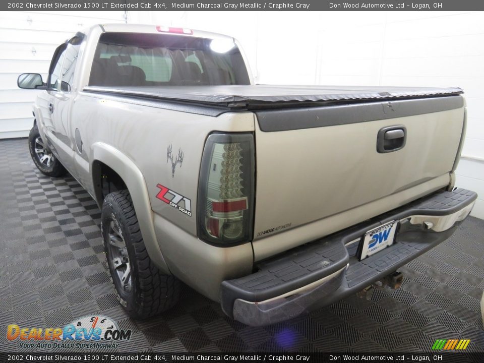 2002 Chevrolet Silverado 1500 LT Extended Cab 4x4 Medium Charcoal Gray Metallic / Graphite Gray Photo #10