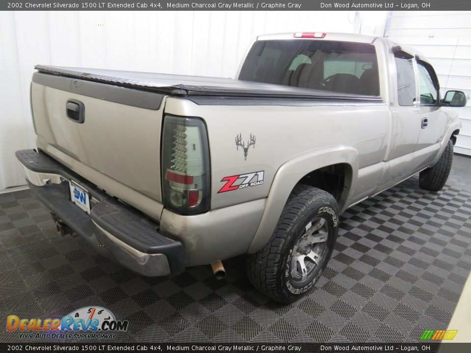 2002 Chevrolet Silverado 1500 LT Extended Cab 4x4 Medium Charcoal Gray Metallic / Graphite Gray Photo #13