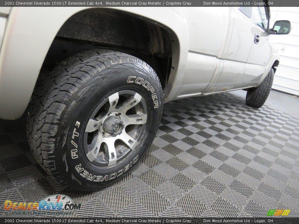 2002 Chevrolet Silverado 1500 LT Extended Cab 4x4 Medium Charcoal Gray Metallic / Graphite Gray Photo #14