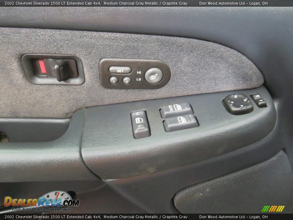 2002 Chevrolet Silverado 1500 LT Extended Cab 4x4 Medium Charcoal Gray Metallic / Graphite Gray Photo #18