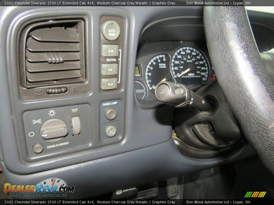 2002 Chevrolet Silverado 1500 LT Extended Cab 4x4 Medium Charcoal Gray Metallic / Graphite Gray Photo #19