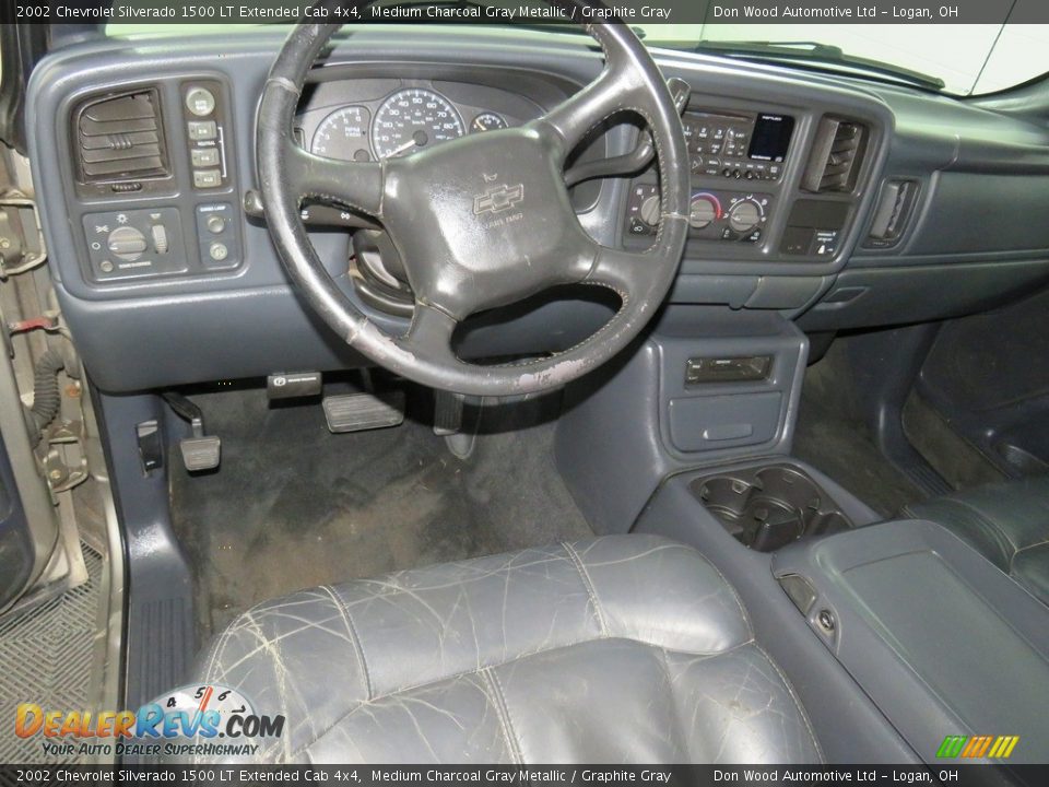 2002 Chevrolet Silverado 1500 LT Extended Cab 4x4 Medium Charcoal Gray Metallic / Graphite Gray Photo #20