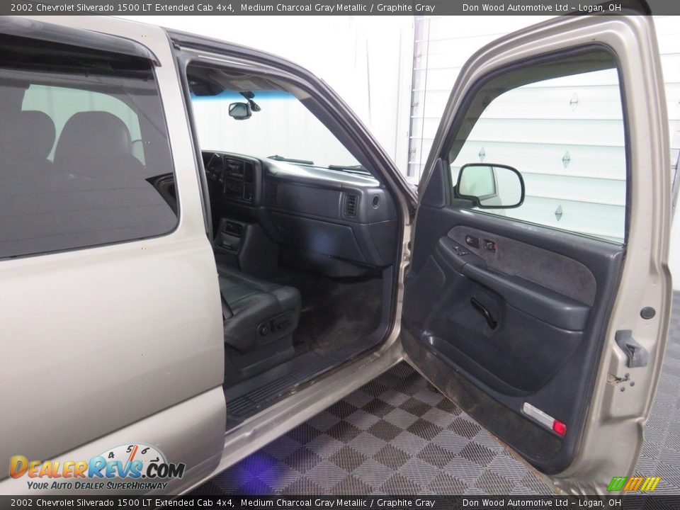 2002 Chevrolet Silverado 1500 LT Extended Cab 4x4 Medium Charcoal Gray Metallic / Graphite Gray Photo #22