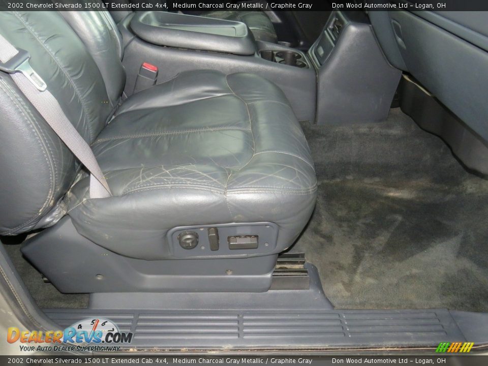 2002 Chevrolet Silverado 1500 LT Extended Cab 4x4 Medium Charcoal Gray Metallic / Graphite Gray Photo #23