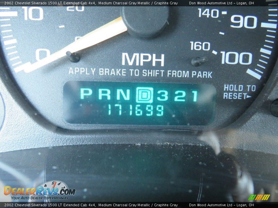 2002 Chevrolet Silverado 1500 LT Extended Cab 4x4 Medium Charcoal Gray Metallic / Graphite Gray Photo #26