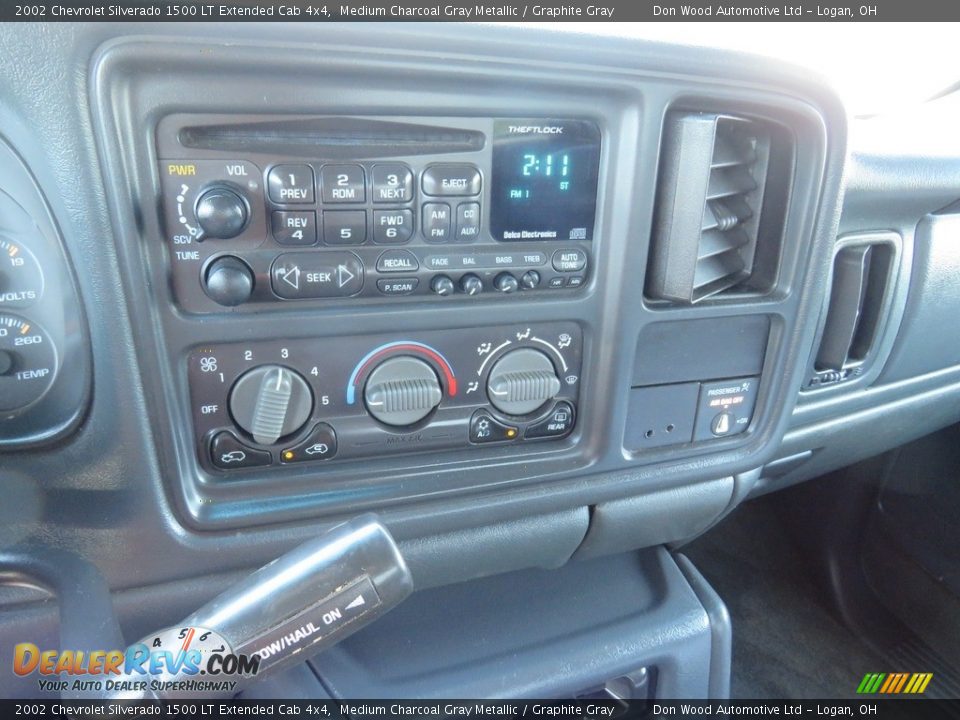 2002 Chevrolet Silverado 1500 LT Extended Cab 4x4 Medium Charcoal Gray Metallic / Graphite Gray Photo #28