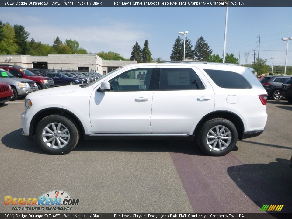 2019 Dodge Durango SXT AWD White Knuckle / Black Photo #3