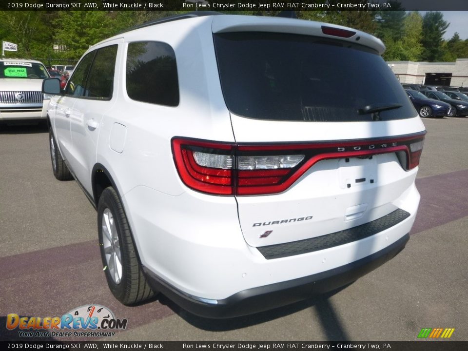 2019 Dodge Durango SXT AWD White Knuckle / Black Photo #4