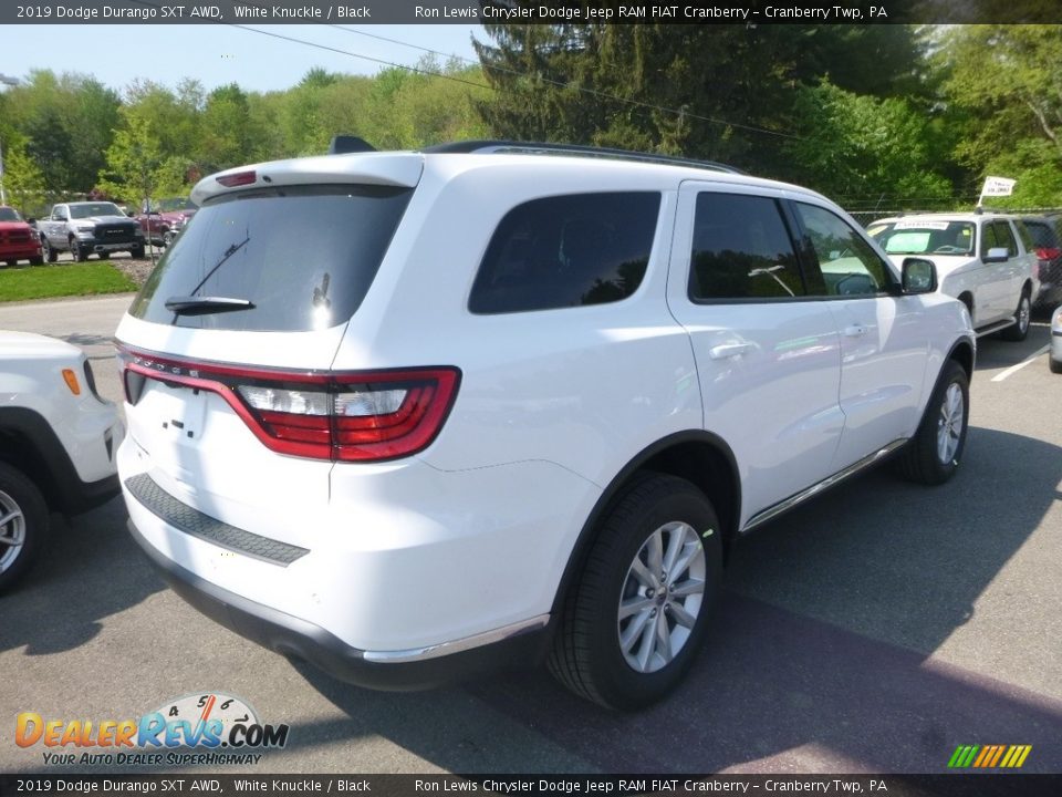 2019 Dodge Durango SXT AWD White Knuckle / Black Photo #6