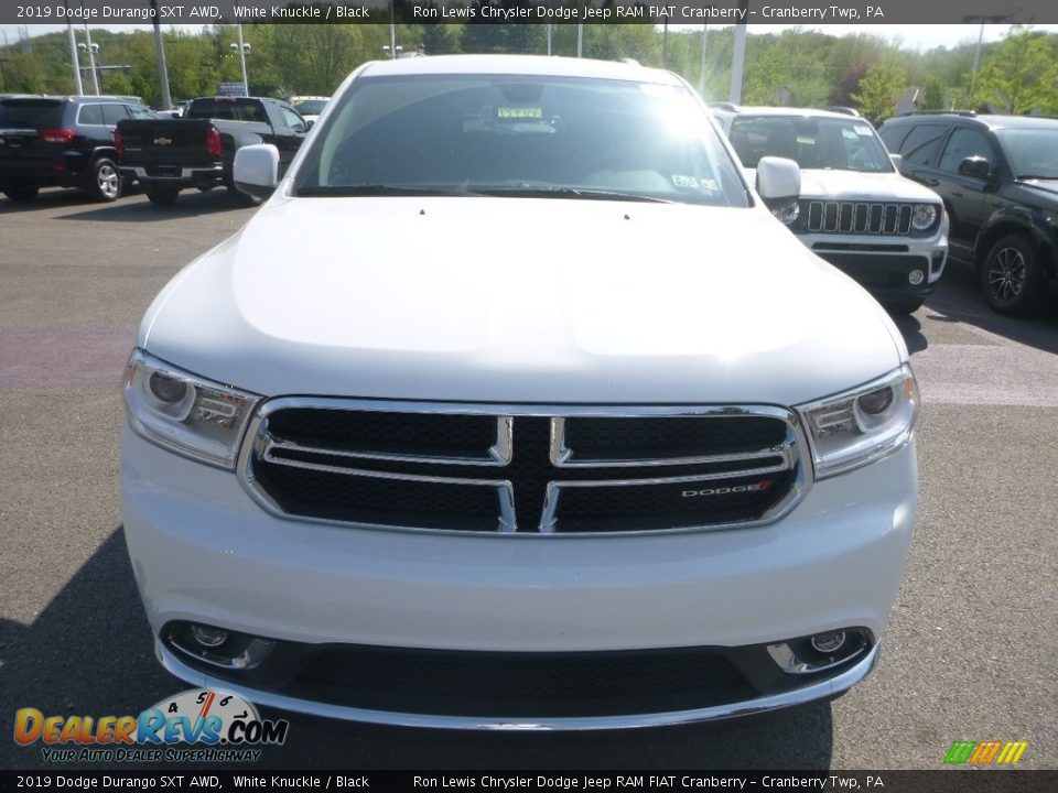 2019 Dodge Durango SXT AWD White Knuckle / Black Photo #9