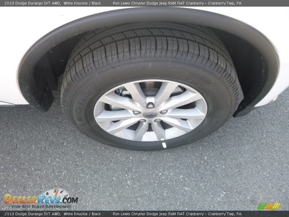 2019 Dodge Durango SXT AWD White Knuckle / Black Photo #10