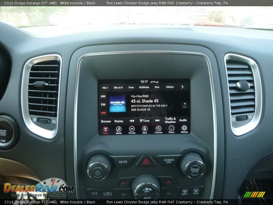2019 Dodge Durango SXT AWD White Knuckle / Black Photo #17