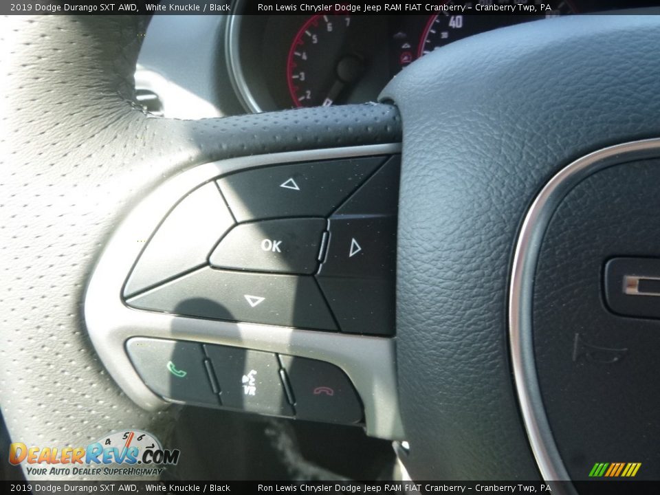 2019 Dodge Durango SXT AWD White Knuckle / Black Photo #20