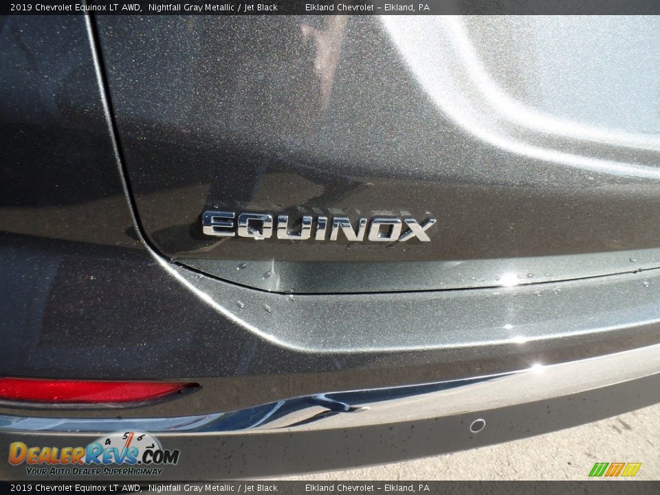 2019 Chevrolet Equinox LT AWD Nightfall Gray Metallic / Jet Black Photo #10