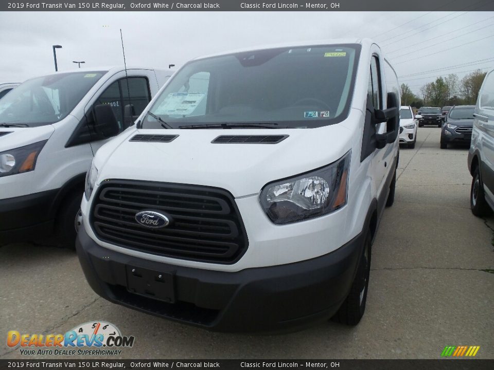 2019 Ford Transit Van 150 LR Regular Oxford White / Charcoal black Photo #1