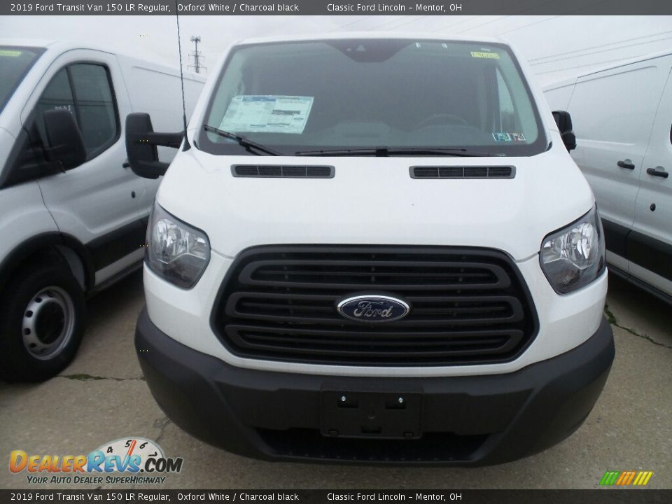 2019 Ford Transit Van 150 LR Regular Oxford White / Charcoal black Photo #2