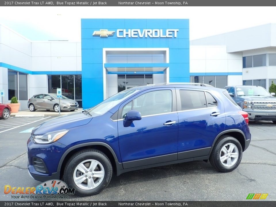 2017 Chevrolet Trax LT AWD Blue Topaz Metallic / Jet Black Photo #1