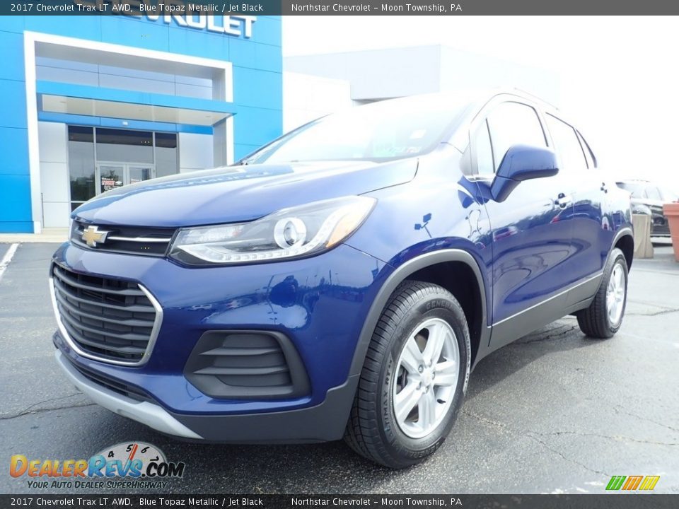 2017 Chevrolet Trax LT AWD Blue Topaz Metallic / Jet Black Photo #2