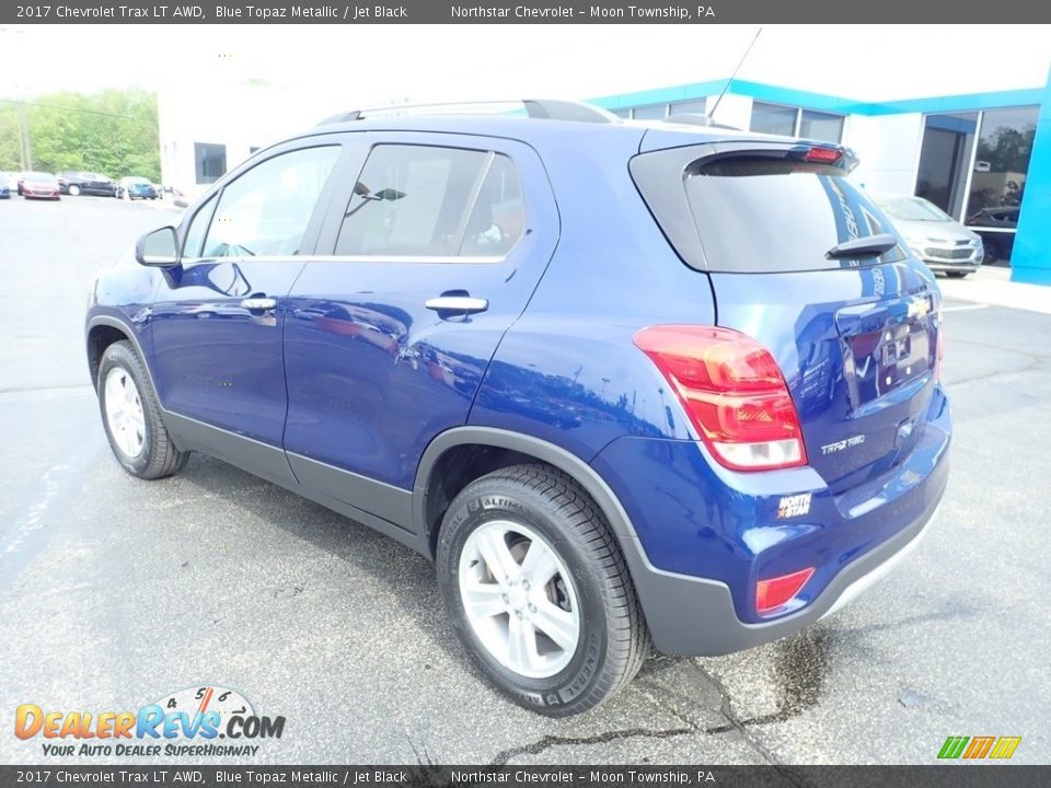 2017 Chevrolet Trax LT AWD Blue Topaz Metallic / Jet Black Photo #4