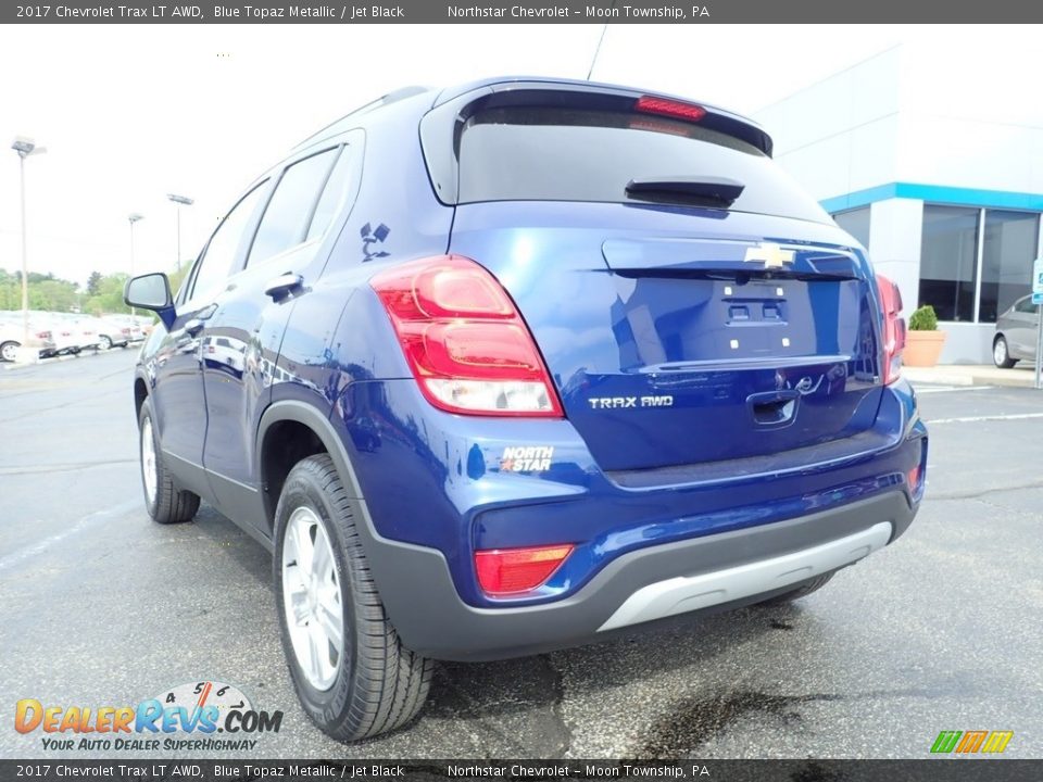 2017 Chevrolet Trax LT AWD Blue Topaz Metallic / Jet Black Photo #5
