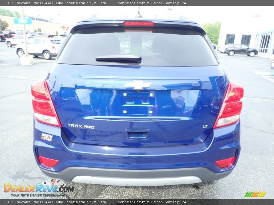 2017 Chevrolet Trax LT AWD Blue Topaz Metallic / Jet Black Photo #6