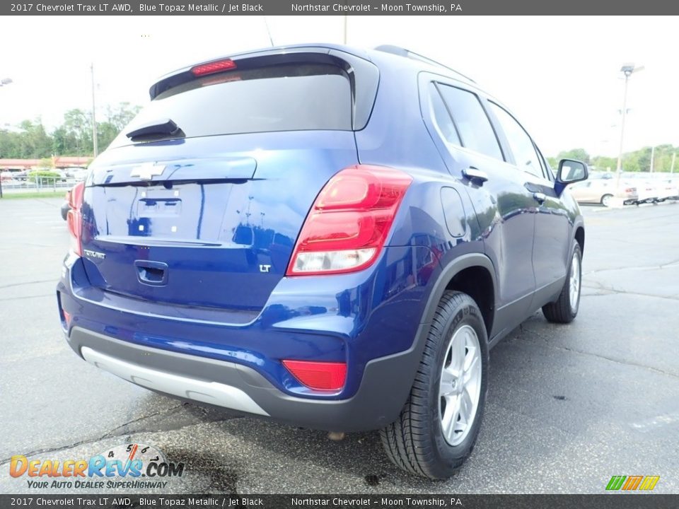 2017 Chevrolet Trax LT AWD Blue Topaz Metallic / Jet Black Photo #8