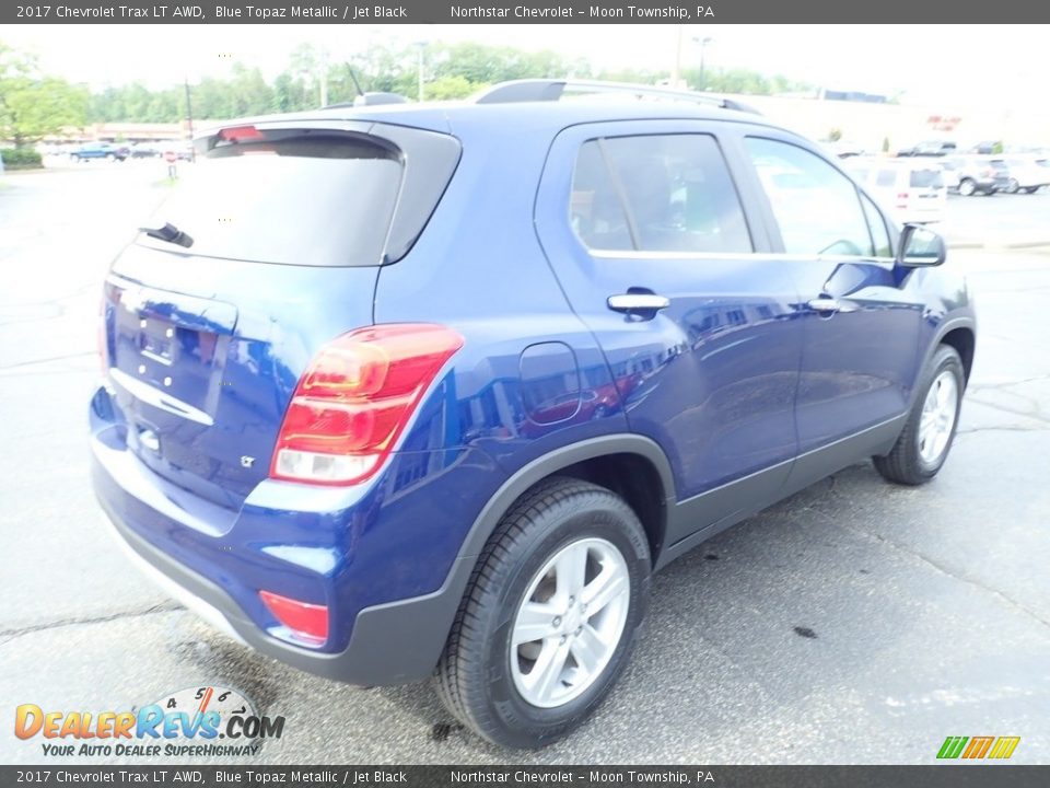 2017 Chevrolet Trax LT AWD Blue Topaz Metallic / Jet Black Photo #9