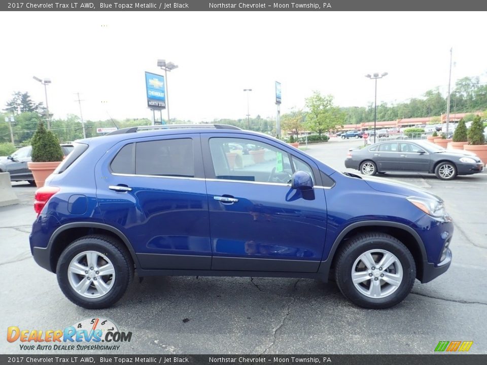 2017 Chevrolet Trax LT AWD Blue Topaz Metallic / Jet Black Photo #10