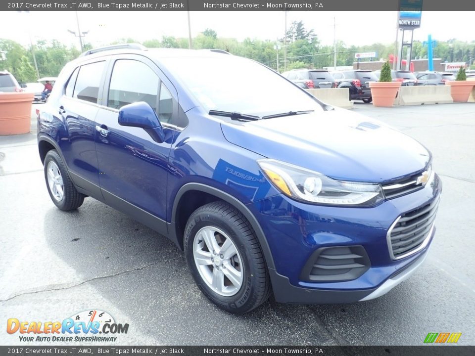 2017 Chevrolet Trax LT AWD Blue Topaz Metallic / Jet Black Photo #11