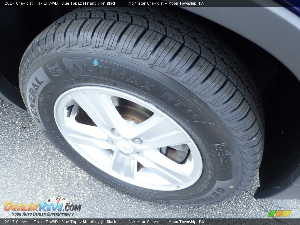 2017 Chevrolet Trax LT AWD Blue Topaz Metallic / Jet Black Photo #14