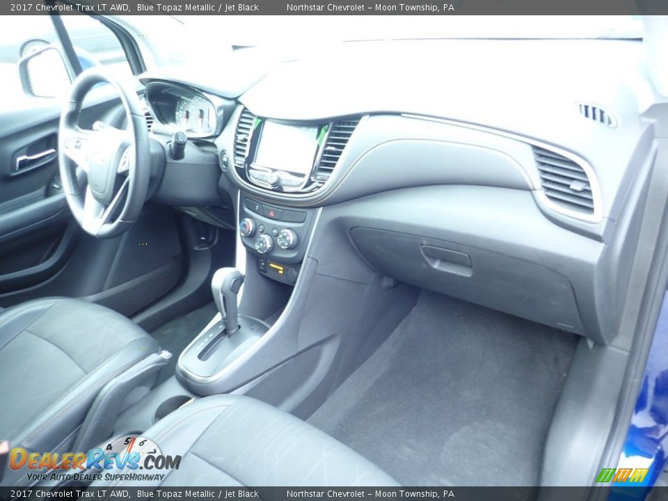 2017 Chevrolet Trax LT AWD Blue Topaz Metallic / Jet Black Photo #16