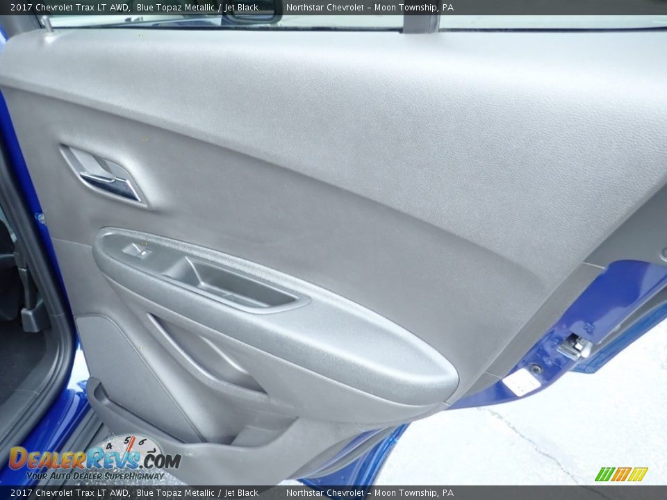 2017 Chevrolet Trax LT AWD Blue Topaz Metallic / Jet Black Photo #19