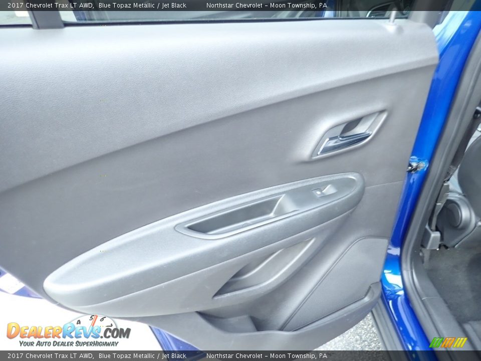 2017 Chevrolet Trax LT AWD Blue Topaz Metallic / Jet Black Photo #23