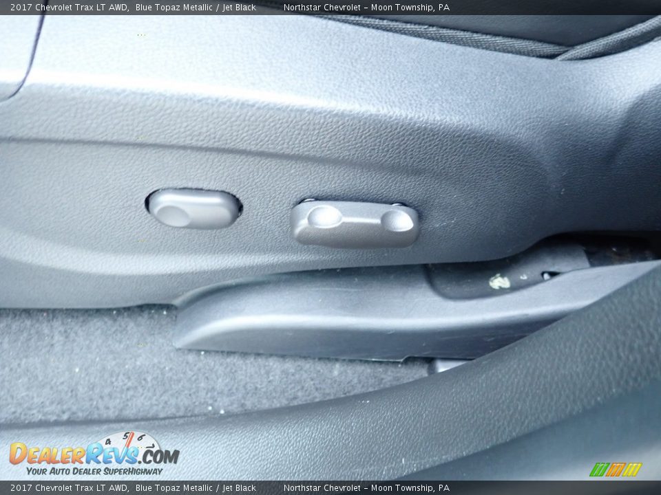 2017 Chevrolet Trax LT AWD Blue Topaz Metallic / Jet Black Photo #25