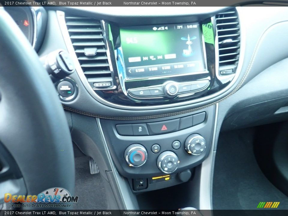 2017 Chevrolet Trax LT AWD Blue Topaz Metallic / Jet Black Photo #27