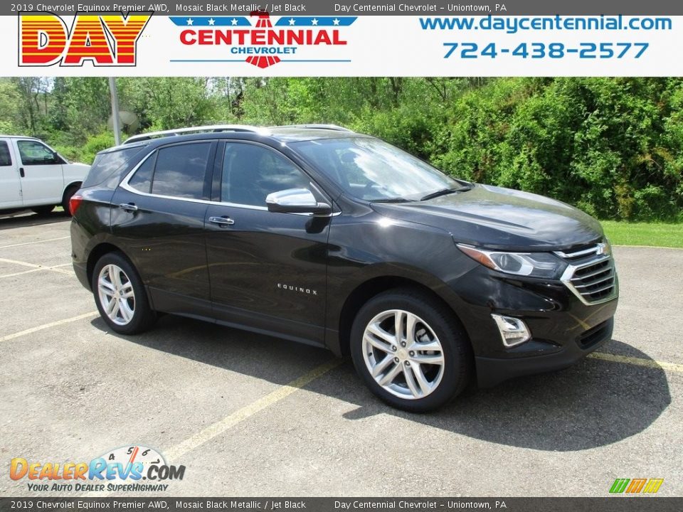 2019 Chevrolet Equinox Premier AWD Mosaic Black Metallic / Jet Black Photo #1