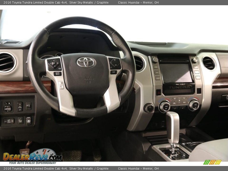 2016 Toyota Tundra Limited Double Cab 4x4 Silver Sky Metallic / Graphite Photo #6