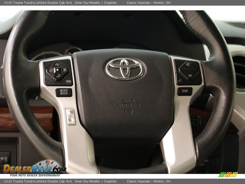 2016 Toyota Tundra Limited Double Cab 4x4 Silver Sky Metallic / Graphite Photo #7