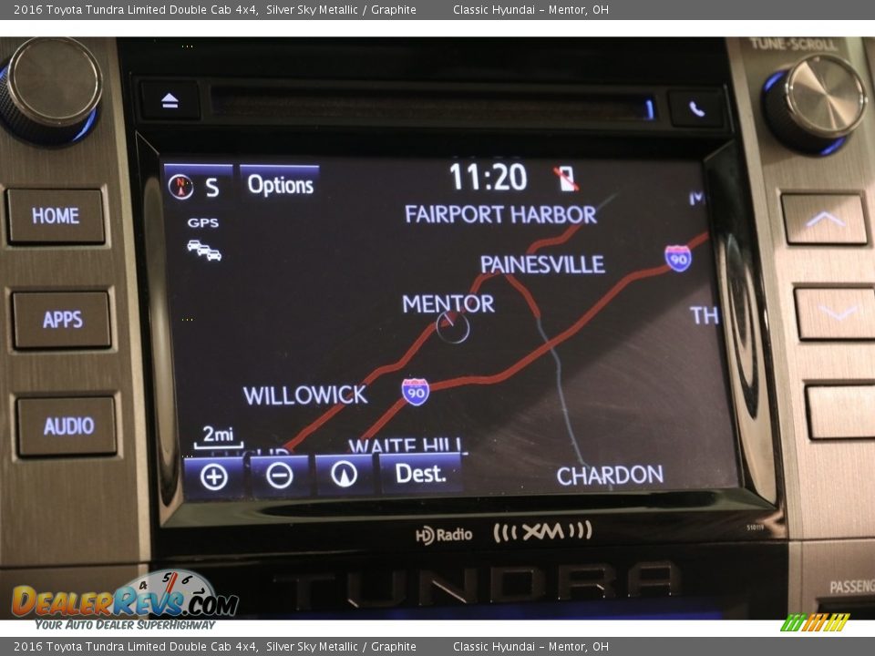 2016 Toyota Tundra Limited Double Cab 4x4 Silver Sky Metallic / Graphite Photo #12