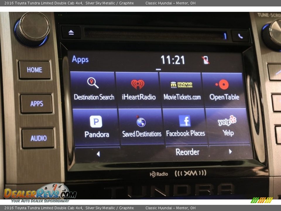 2016 Toyota Tundra Limited Double Cab 4x4 Silver Sky Metallic / Graphite Photo #14