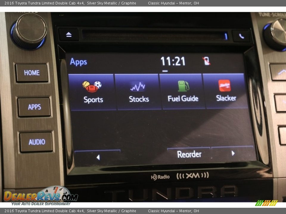 2016 Toyota Tundra Limited Double Cab 4x4 Silver Sky Metallic / Graphite Photo #15