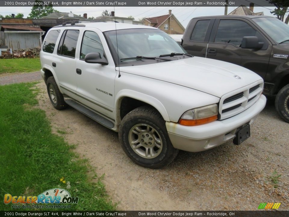 2001 Dodge Durango SLT 4x4 Bright White / Dark Slate Gray/Taupe Photo #3