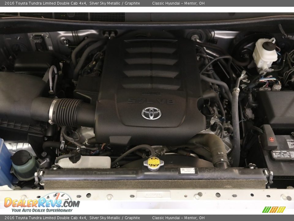 2016 Toyota Tundra Limited Double Cab 4x4 Silver Sky Metallic / Graphite Photo #21