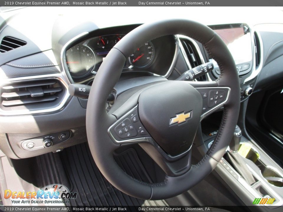 2019 Chevrolet Equinox Premier AWD Mosaic Black Metallic / Jet Black Photo #14